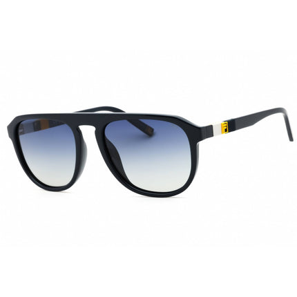 Fila Men's Sunglasses - Shiny Dark Blue Acetate Full Rim Aviator Frame | SFI528 6EMP ,