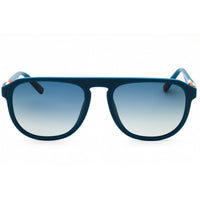 Fila Men's Sunglasses - Matte Full Blue Acetate Full Rim Aviator Frame | SFI528 7SFP ,