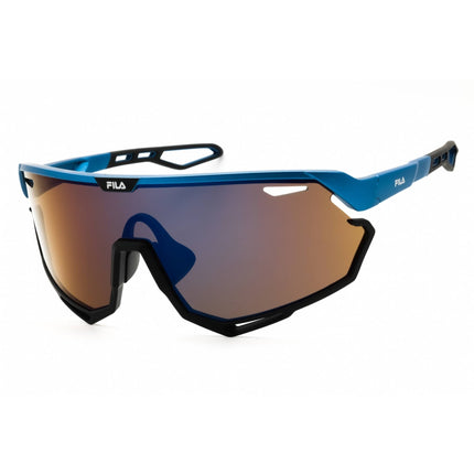 Fila Men's Sunglasses - Metallized Azure Injected Propionate Shield | SFI721 U07B ,