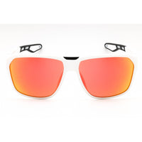 Fila Men's Sunglasses - Matte White Acetate Full Rim Rectangular Frame | SFI722 5WWA ,