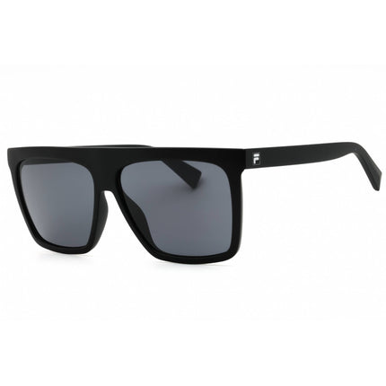 Fila Men's Sunglasses - Semi Matt Black Plastic Full Rim Square Frame | SFI834 0U28 ,