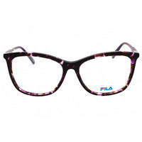 Fila Women's Eyeglasses - Shiny Transparent Purple Havana Cat Eye Frame | VF9402 09SJ ,