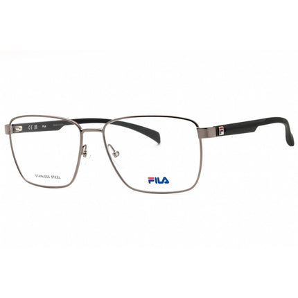 Fila Men's Eyeglasses - Shiny Gunmetal Metal Full Rim Square Shape Frame | VFI013 0568 ,
