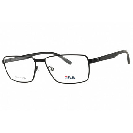 Fila Men's Eyeglasses - Semi Matt Black Metal Full Rim Rectangular Frame | VFI029 0531 ,