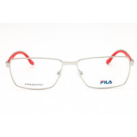 Fila Men's Eyeglasses - Matt Palladium Metal Full Rim Rectangular Frame | VFI029 0581 ,