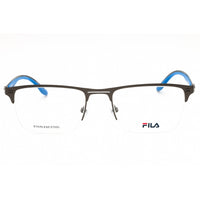 Fila Men's Eyeglasses - Matt Gunmetal Metal Half Rim Rectangular Frame | VFI030 0627 ,