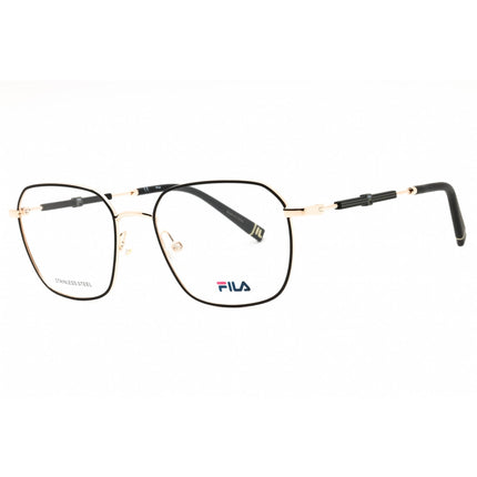 Fila Men's Eyeglasses - Shiny Rose Gold Metal Full Rim Square Frame | VFI113V 0302 ,