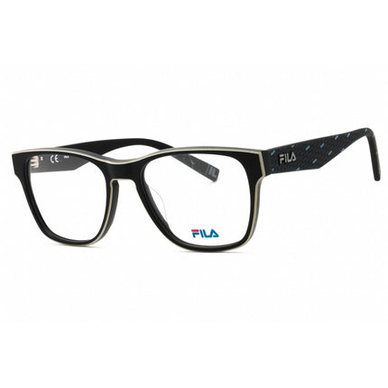 Fila Men's Eyeglasses - Matt Black Acetate Full Rim Square Shape Frame | VFI115 0703 ,