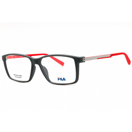 Fila Men's Eyeglasses - Rubberized Milky Grey Full Rim Rectangular Frame | VFI120 09U5 ,