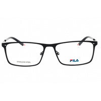 Fila Men's Eyeglasses - Shiny Full Blue Metal Full Rim Rectangular Frame | VFI122 01HR ,