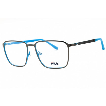 Fila Men's Eyeglasses - Shiny Blue Metal Full Rim Square Shape Frame | VFI204 08GG ,
