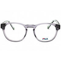 Fila Unisex Eyeglasses - Shiny Transparent Grey Acetate Full Rim Round | VFI211 06A7 ,
