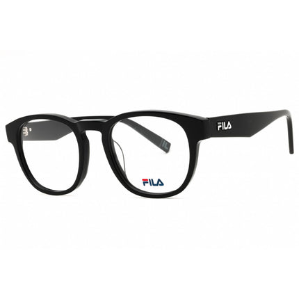 Fila Men's Eyeglasses - Shiny Black Acetate Full Rim Round Shape Frame | VFI211 0700 ,