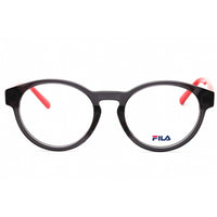Fila Men's Eyeglasses - Shiny Transparent Dark Grey Acetate Round Frame | VFI218 0705 ,