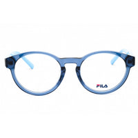Fila Men's Eyeglasses - Shiny Blue Acetate Full Rim Round Shape Frame | VFI218 0T31 ,