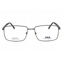 Fila Men's Eyeglasses - Shiny Gunmetal Metal Full Rim Square Shape Frame | VFI293 0K53 ,