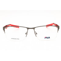 Fila Men's Eyeglasses - Shiny Gunmetal Metal Half Rim Rectangular Frame | VFI297 0568 ,