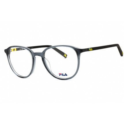 Fila Men's Eyeglasses - Glossy Asphalt Gray Acetate Full Rim Round Frame | VFI306 04AL ,