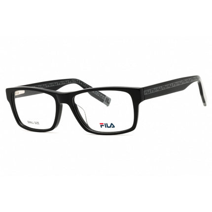 Fila Men's Eyeglasses - Shiny Black Acetate Full Rim Rectangular Frame | VFI307 0700 ,