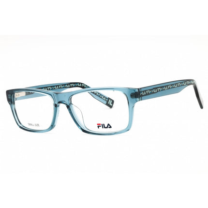 Fila Men's Eyeglasses - Shiny Transparent Azure Acetate Rectangular | VFI307 0855 ,