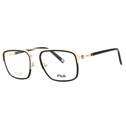Fila Men's Eyeglasses - Shiny Rose Gold Metal Full Rim Square Frame | VFI442 0300 ,
