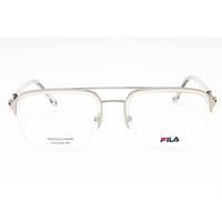 Fila Men's Eyeglasses - Shiny Palladium Metal Half Rim Square Frame | VFI442 0579 ,