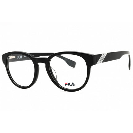 Fila Men's Eyeglasses - Shiny Black Acetate Full Rim Round Shape Frame | VFI453 0700 ,