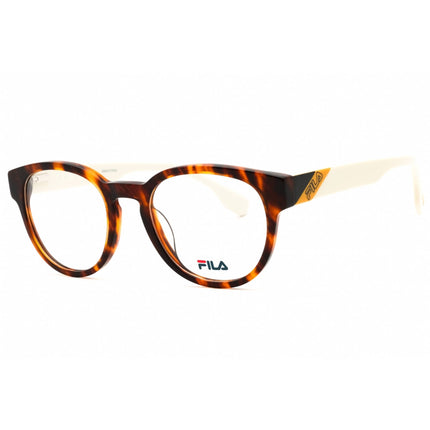 Fila Men's Eyeglasses - Shiny Havana Acetate Full Rim Round Shape Frame | VFI453 C10Y ,