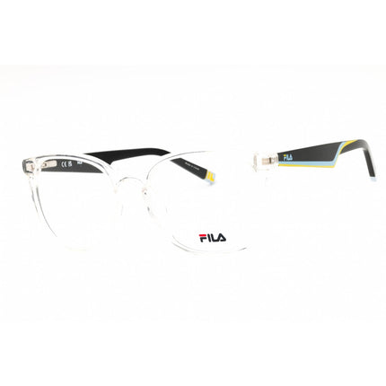 Fila Men's Eyeglasses - Shiny Crystal Acetate Full Rim Round Shape Frame | VFI454 0P79 ,