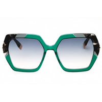 Furla Women's Sunglasses - Dark Green/Light Green Acetate Oversized | SFU684 0Z48 ,