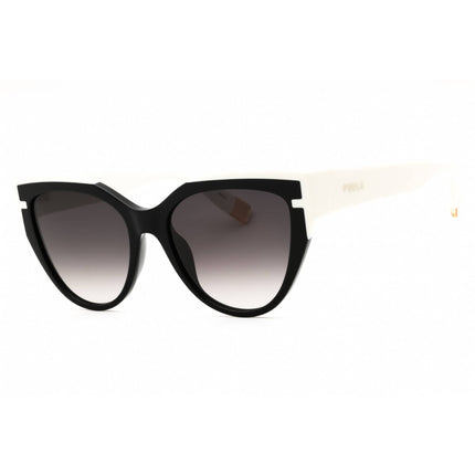 Furla Women's Sunglasses - Shiny Black Acetate Full Rim Cat Eye Frame | SFU694 0700 ,