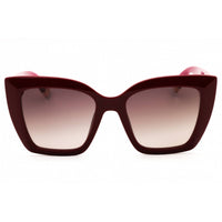Furla Women's Sunglasses - Shiny Burgundy Acetate Full Rim Cat Eye Frame | SFU710 09PN ,