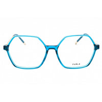 Furla Women's Eyeglasses - Shiny Transparent Azure Acetate Full Rim | VFU636 0855 ,