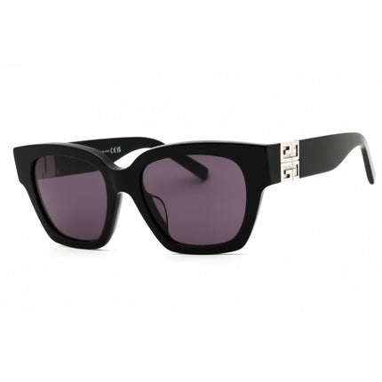 Givenchy Women's Sunglasses - Shiny Black Acetate Rectangular Frame | GV40083F 01A ,