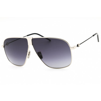 Givenchy Unisex Sunglasses - Shiny Palladium Metal Full Rim Aviator | GV40106U 16B ,