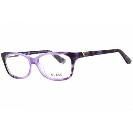 Guess Women's Eyeglasses - Violet/Other Acetate Full Rim Rectangular | GU2948 083 ,