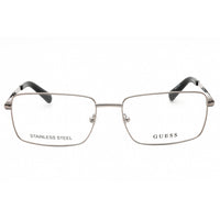 Guess Men's Eyeglasses - Shiny Light Nickeltin Metal Full Rim 54mm Frame | GU50042 010 ,