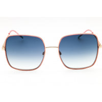 HUGO Women's Sunglasses - Pink/Gold Metal Full Rim Oversized Frame | HG 1293/S 0EYR 08 ,