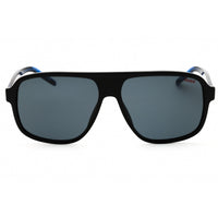 HUGO Men's Sunglasses - Black/Blue Plastic Full Rim Pilot Frame | HG 1296/S 0D51 IR ,