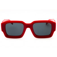 HUGO Unisex Sunglasses - Ruby Red Plastic Full Rim Rectangular | HG 1311/S 0C9A IR ,