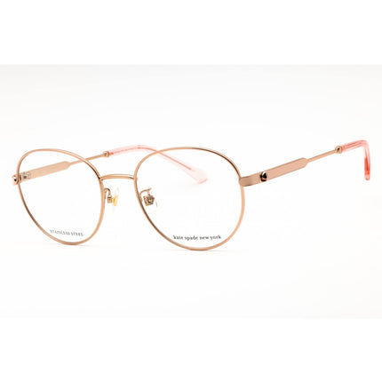 Kate Spade Women's Eyeglasses - Red Gold Metal Full Rim Round Frame | JALISA/F 0AU2 00 ,