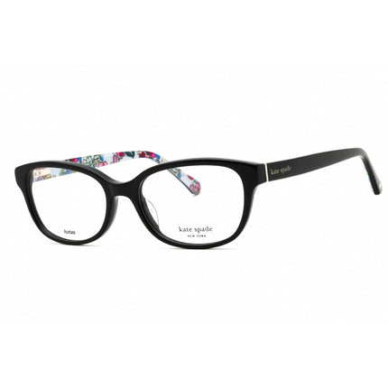 Kate Spade Women's Eyeglasses - Pattern Black Plastic Oval Frame | VIOLETTE 07RM 00 ,
