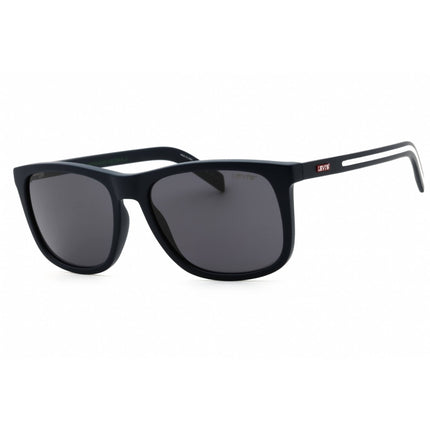 Levi's Men's Sunglasses - Matte Blue Plastic Rectangular Frame | LV 5025/S 0FLL IR ,