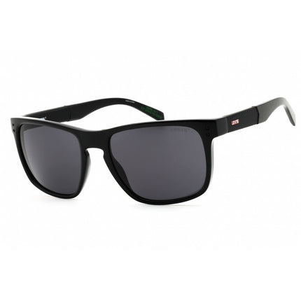 Levi's Men's Sunglasses - Black Plastic Full Rim Square Frame | LV 5058/S 0807 IR ,