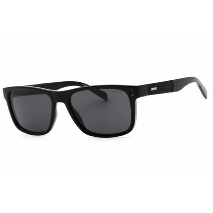 Levi's Men's Sunglasses - Black Plastic Full Rim Rectangular Frame | LV 5059/S 0807 IR ,