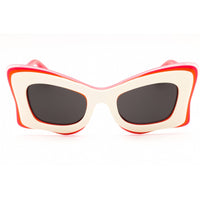 Loewe Women's Sunglasses - Beige/Other Acetate Full Rim Cat Eye Frame | LW40140U 59A ,