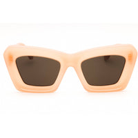 Loewe Women's Sunglasses - Shiny Pink Acetate Full Rim Cat Eye Frame | LW40145I 72E ,