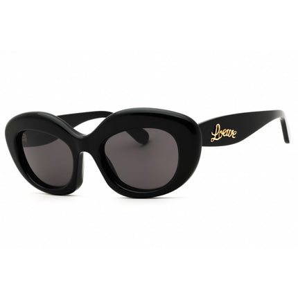 Loewe Women's Sunglasses - Shiny Black Acetate Full Rim Cat Eye Frame | LW40153I 01A ,