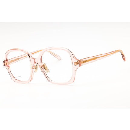 Loewe Women's Eyeglasses - Shiny Pink Plastic Full Rim Oversized Frame | LW50070F 072 ,