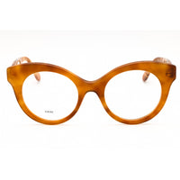 Loewe Women's Eyeglasses - Blonde Havana Acetate Full Rim Cat Eye Frame | LW50074I 053 ,